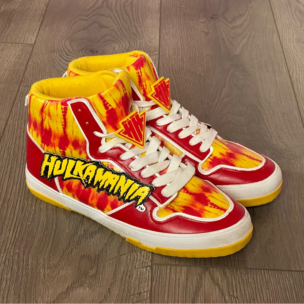 Ground Up Wwe Hulkamania Hulk Hogan Men’s Size 7 Sneakers